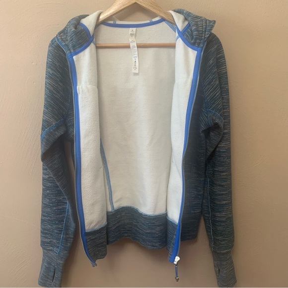 Lululemon Scuba Hoodie Stretch Wee Are From Space Blue Size 10 W4A62S - Picture 14 of 16